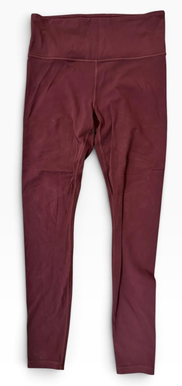 Athleta Burgundy Leggings - Size Small